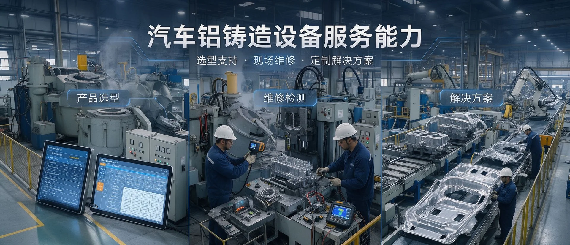 汽车铝铸造设备服务能力