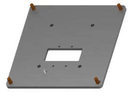 Adapterplatte Säulenprofil RAL 90069806000099