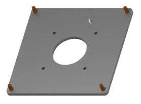 Adapterplatte Standfuss RAL 90069806000101