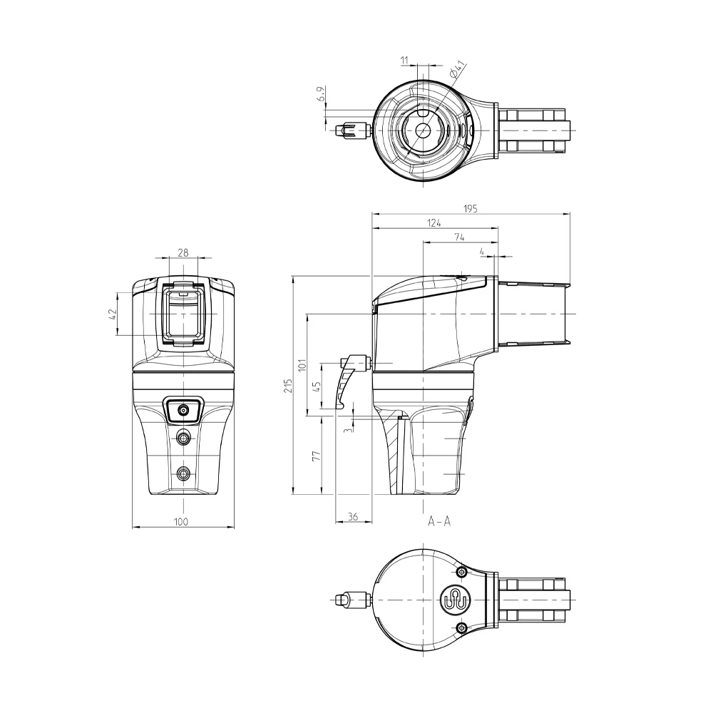 Winkel drehbar (Erweiterung CS-480 B.flex)