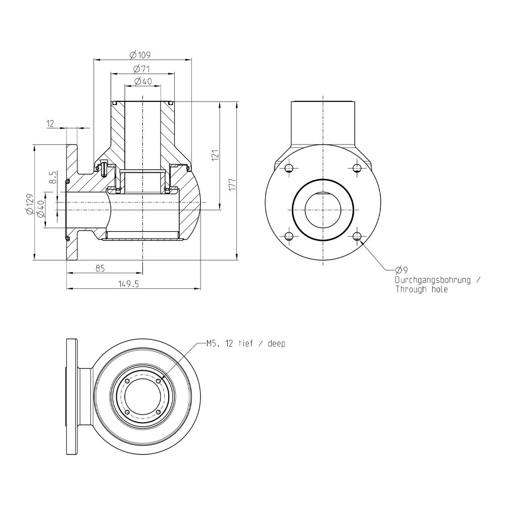 Wandkupplung S
