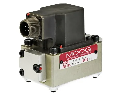 Moog 两段式流量控制伺服阀 J869 系列